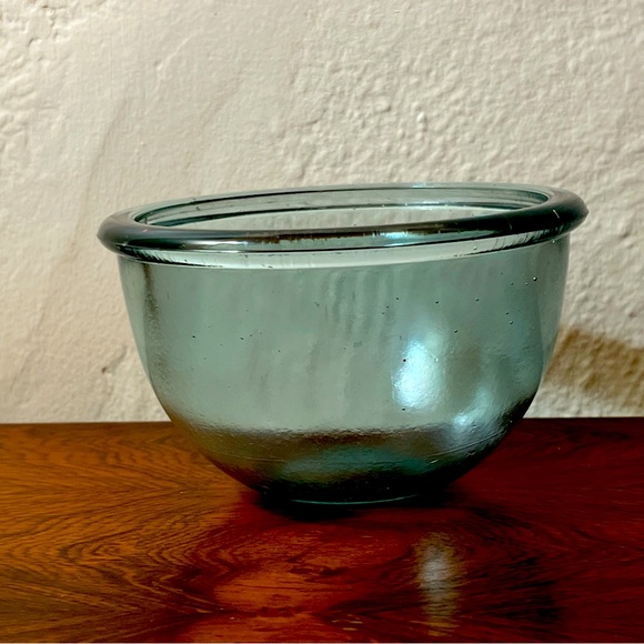 Vintage Other - Thick Vintage Glass Bowl